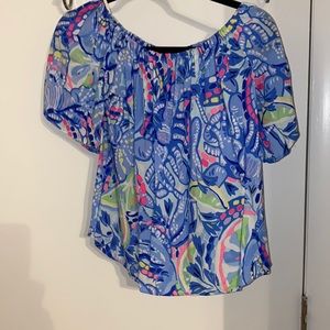 Lilly Pulitzer off the shoulder top